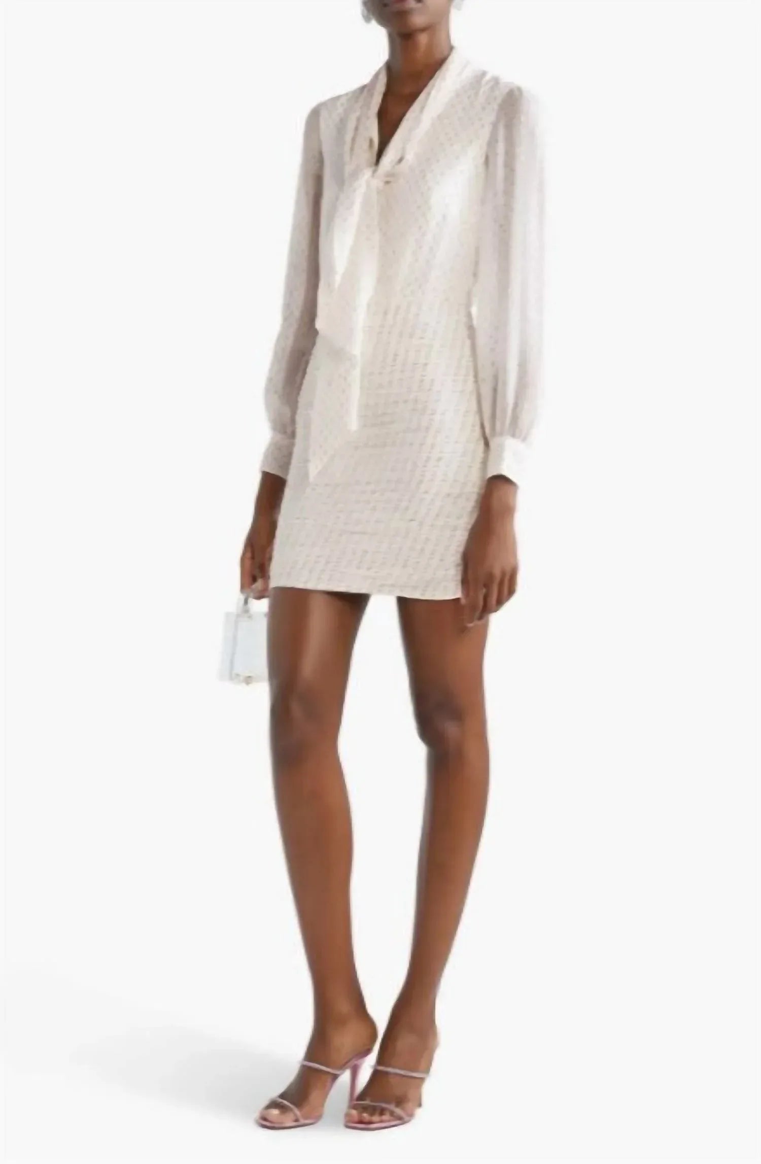Haney - Silk-blend Chiffon Mini Dress - Rack Hunt
