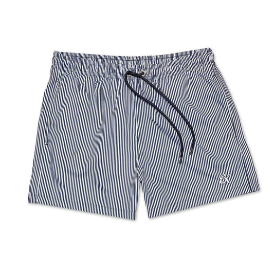 Men's Striped Slim Fit Swim Trunks