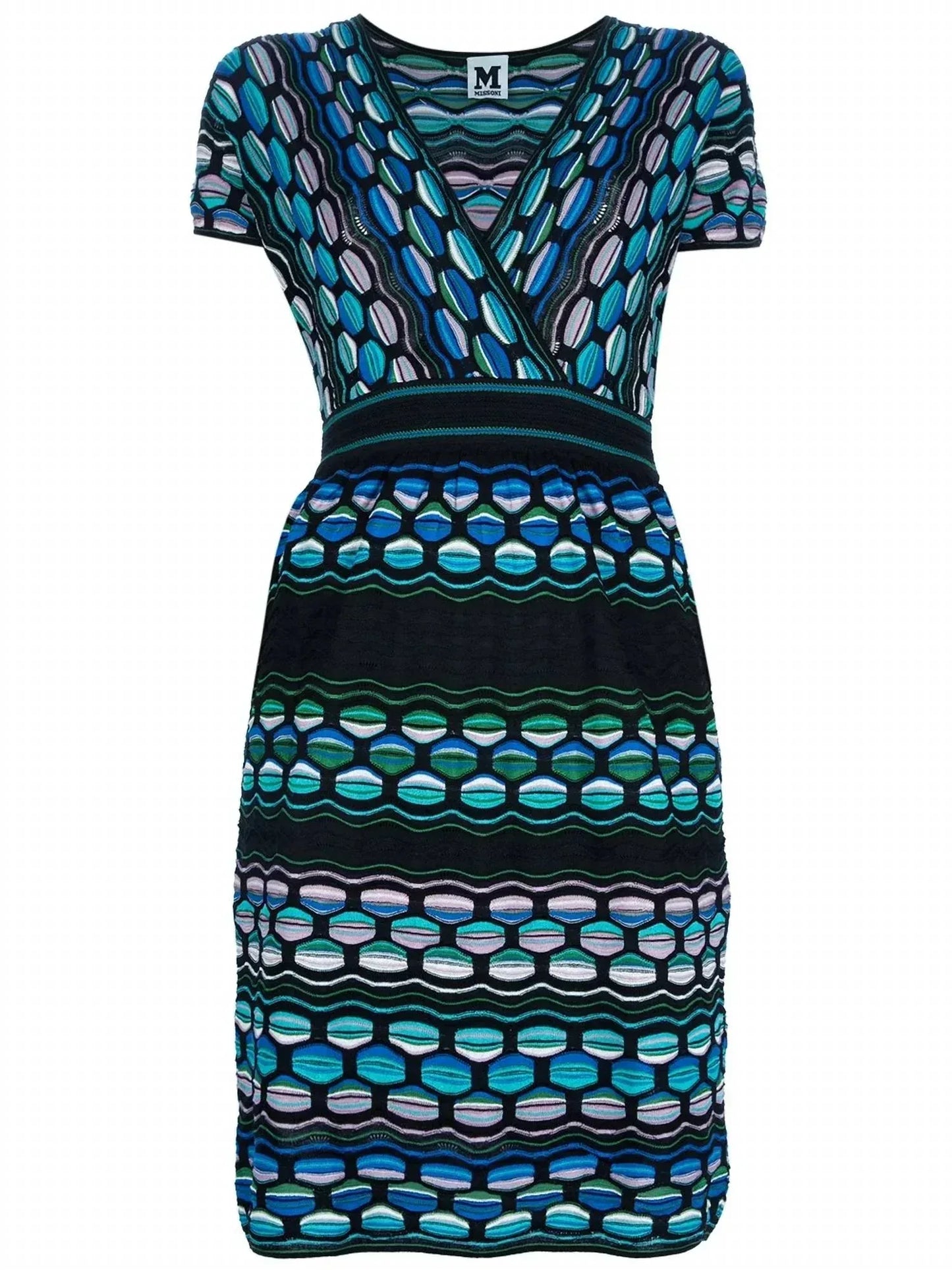 M Missoni - V-neck Cotton Dress - Rack Hunt
