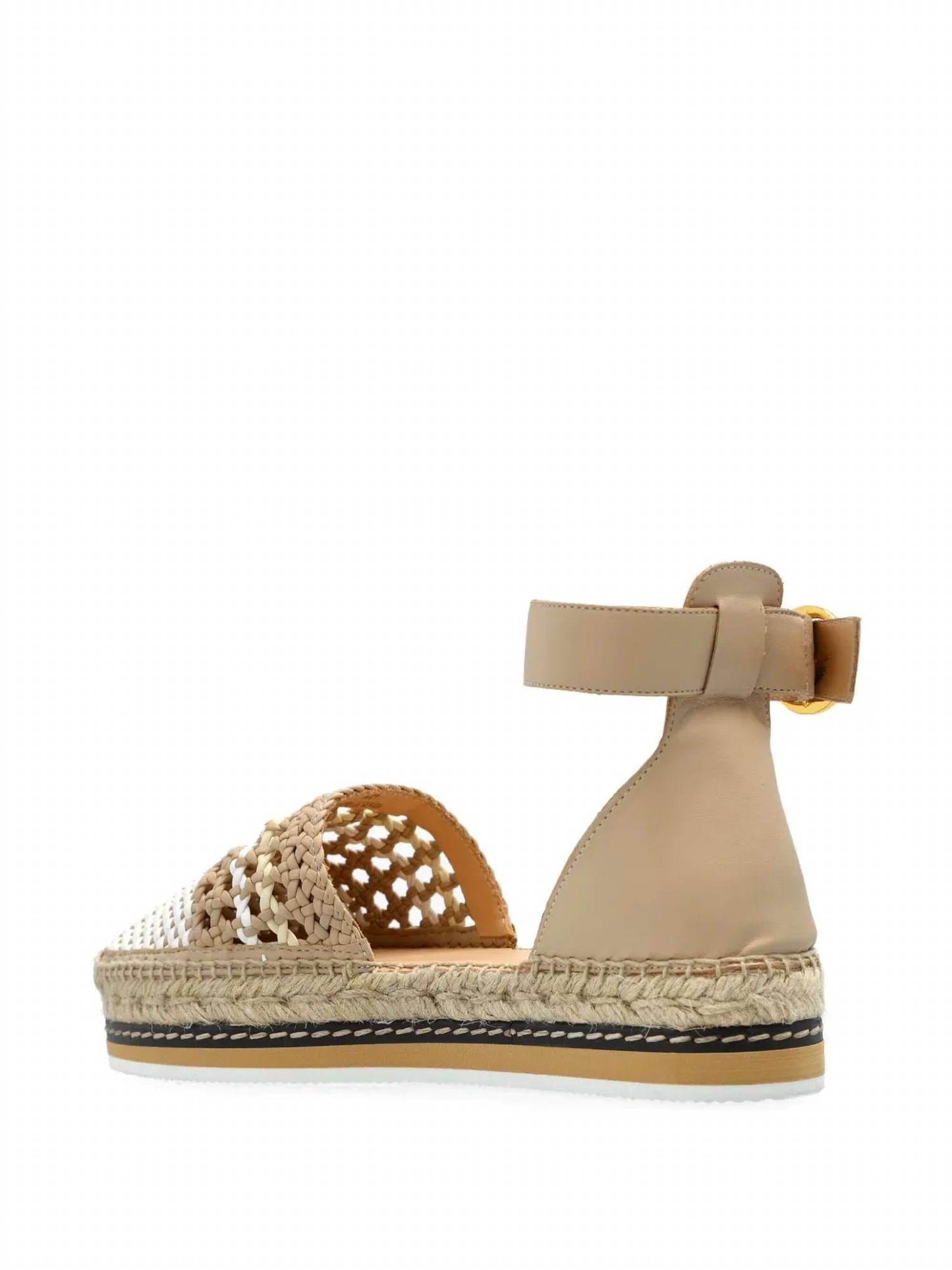 Odissi - Women's Lily Braided Flat Espadrille - Rack Hunt -