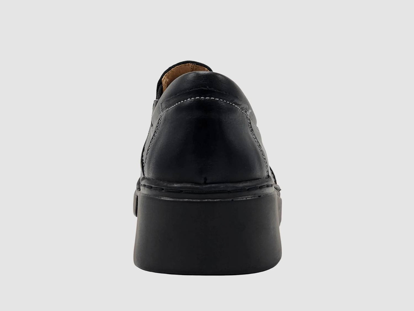 Women's Gaia Leather Zip Up Loafer Shoes