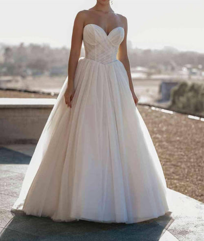 Strapless Wedding Gown