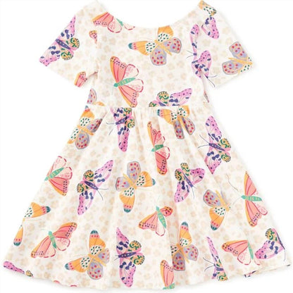 Girls Twist Back Ballet Dress