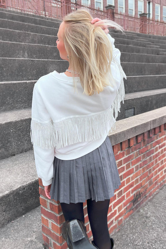 Clemson Cherry On Top Fringe Sweatshirt Top
