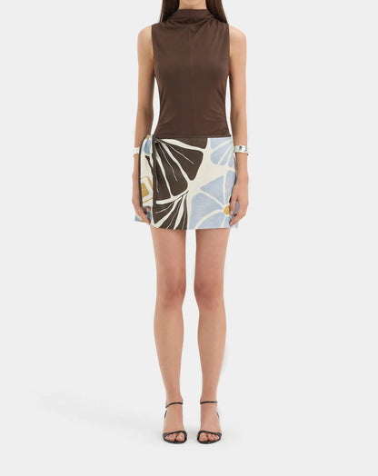 Lola Tie Mini Skirt