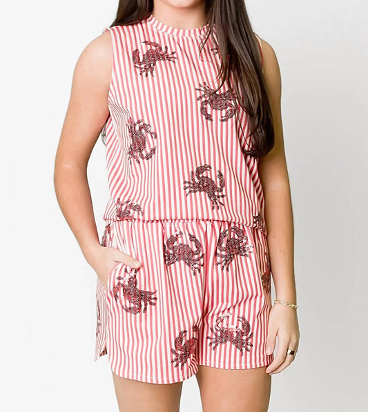 Sequin Crab Top