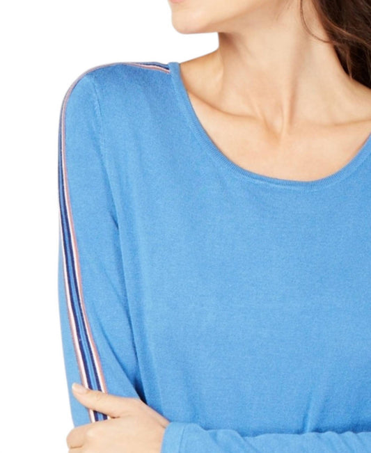 Women's Varsity Striped Trim Sweater