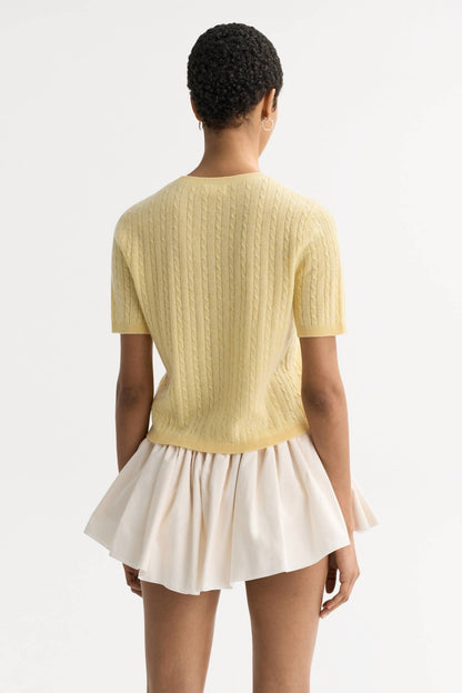 Cable Knit Top