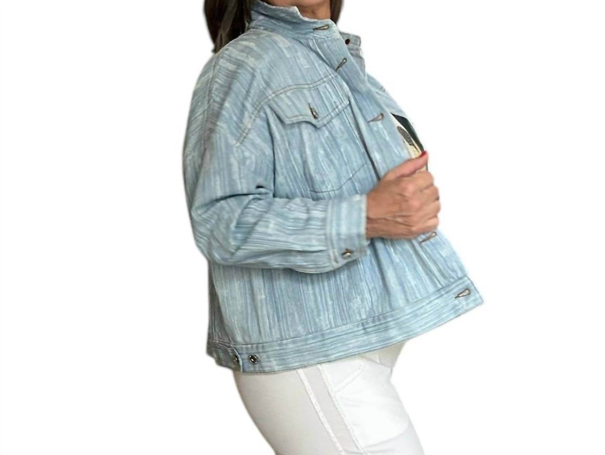 Denim Days - Textured Denim Jacket - Rack Hunt -