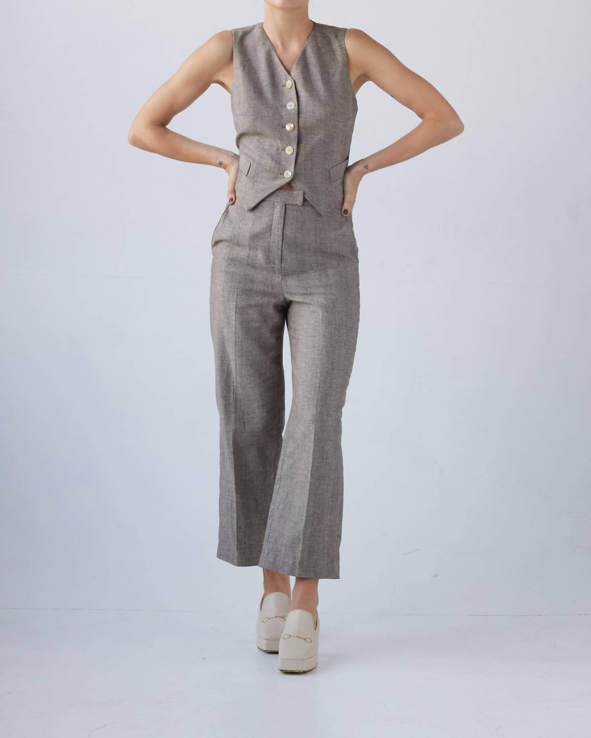 Rose Velvet - Piper Straight Leg Pants - Rack Hunt