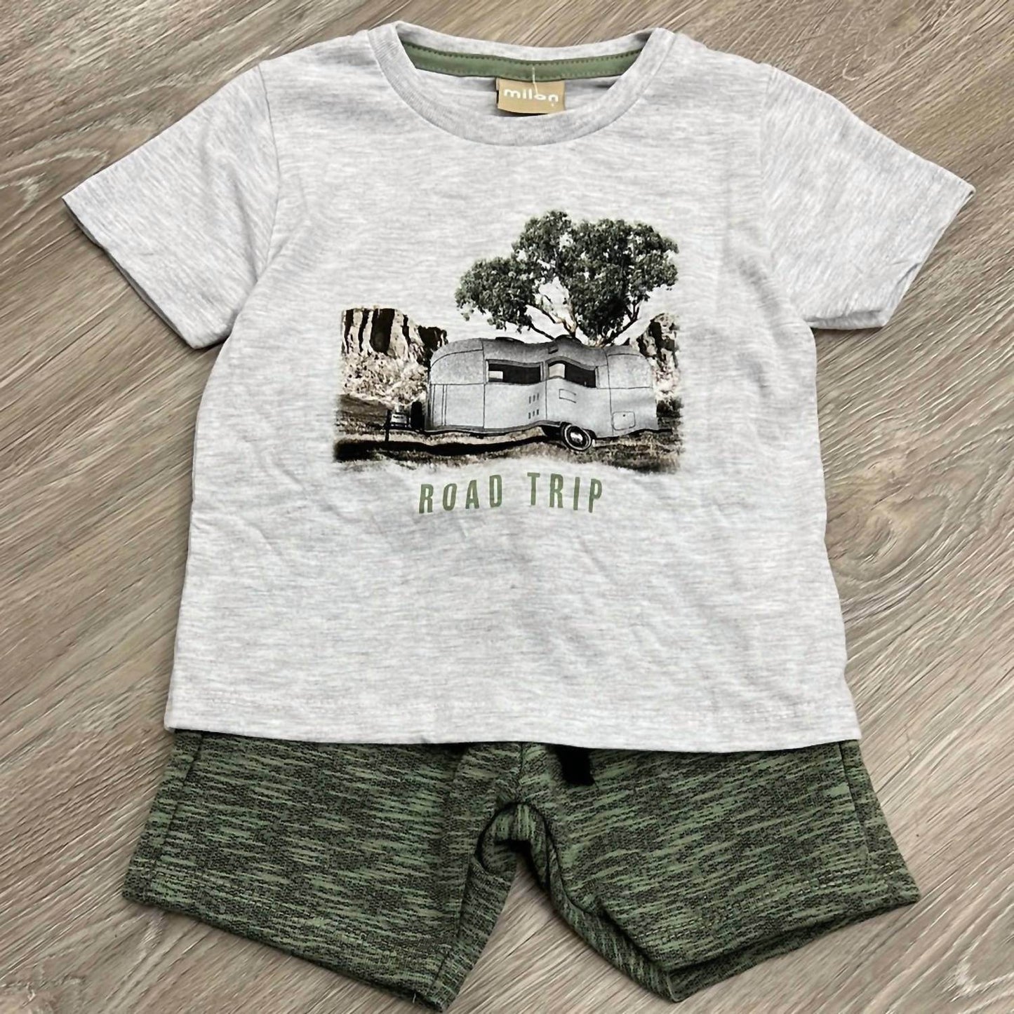 Milon - Boys Road Trip Shirt & Short Set - Rack Hunt -