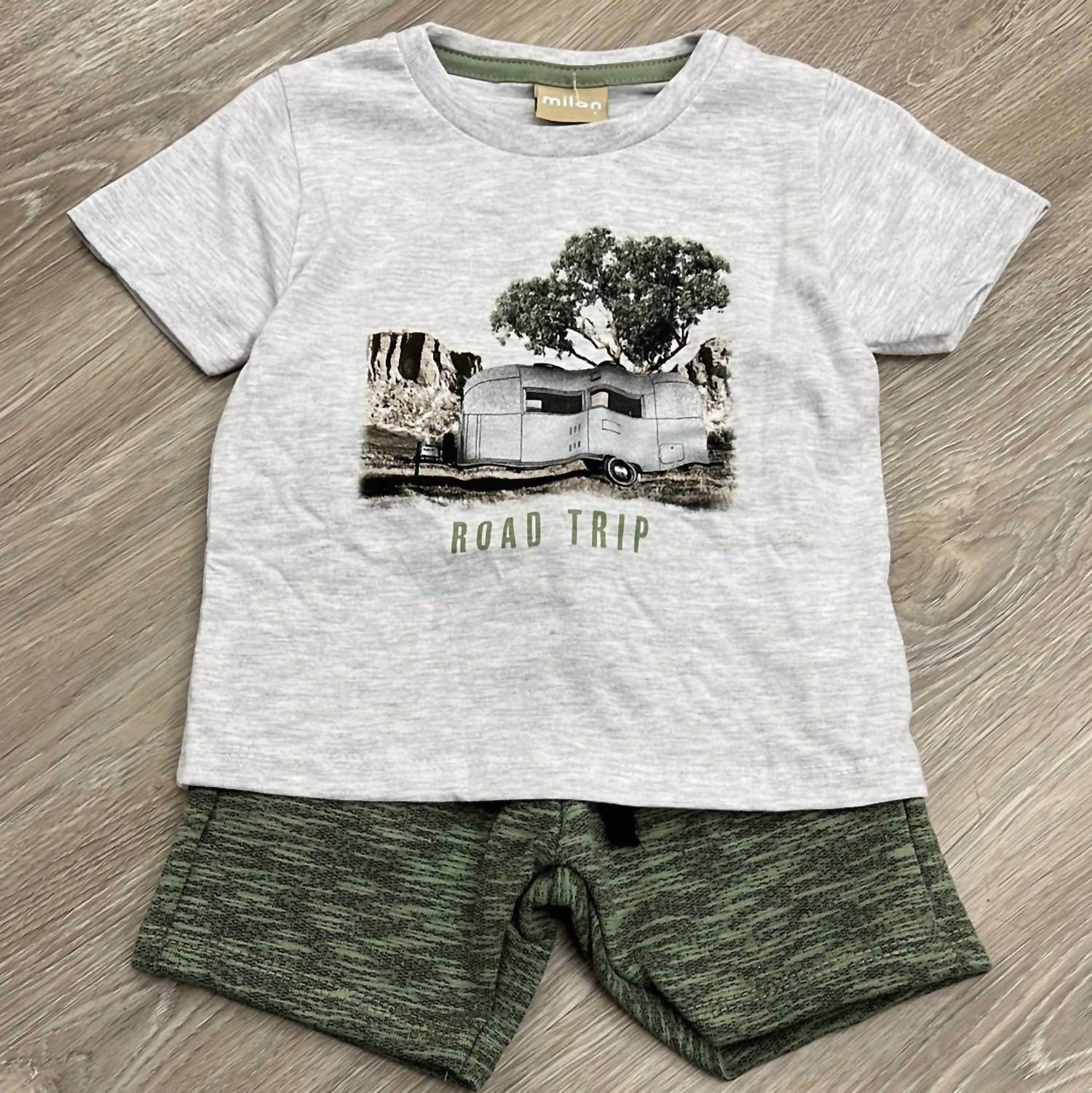 Milon - Boys Road Trip Shirt & Short Set - Rack Hunt -