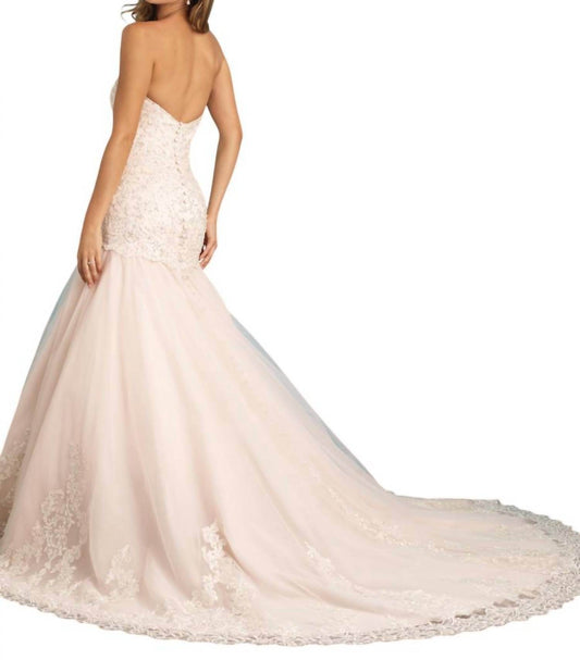 Allure Bridals - Strapless Mermaid Wedding Gown - Rack Hunt -