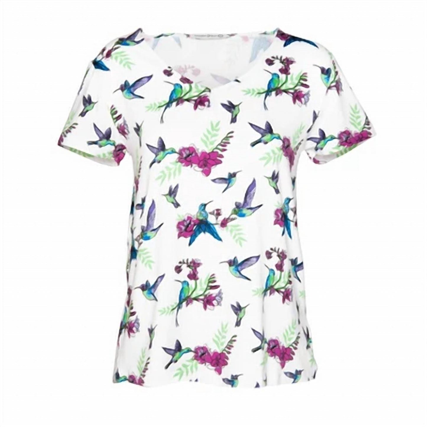 Women's Hummingbird Pajama Top