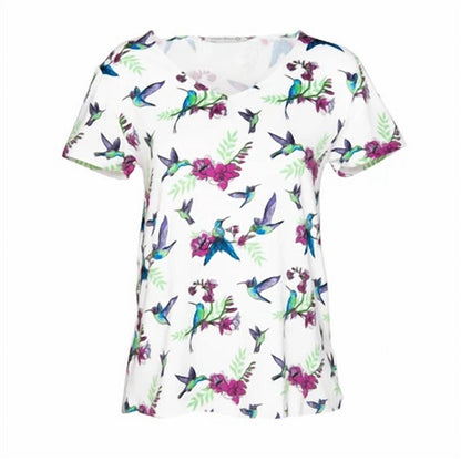 Women's Hummingbird Pajama Top