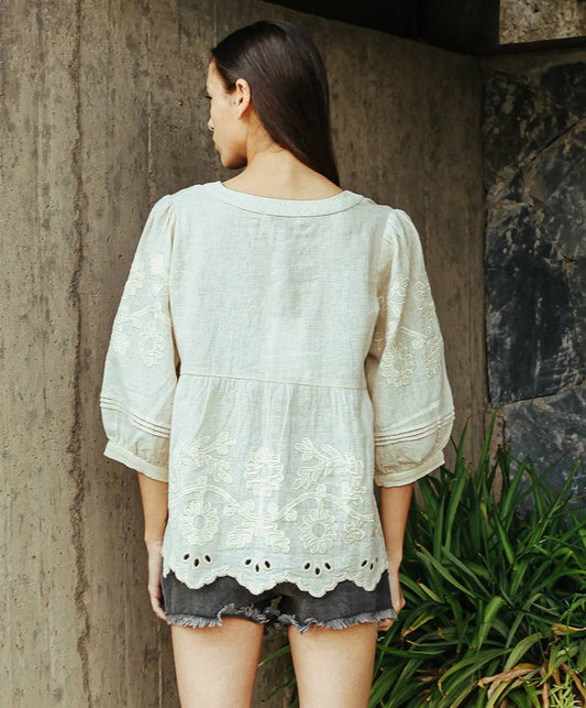 Goldhawk Daisy Applique Top