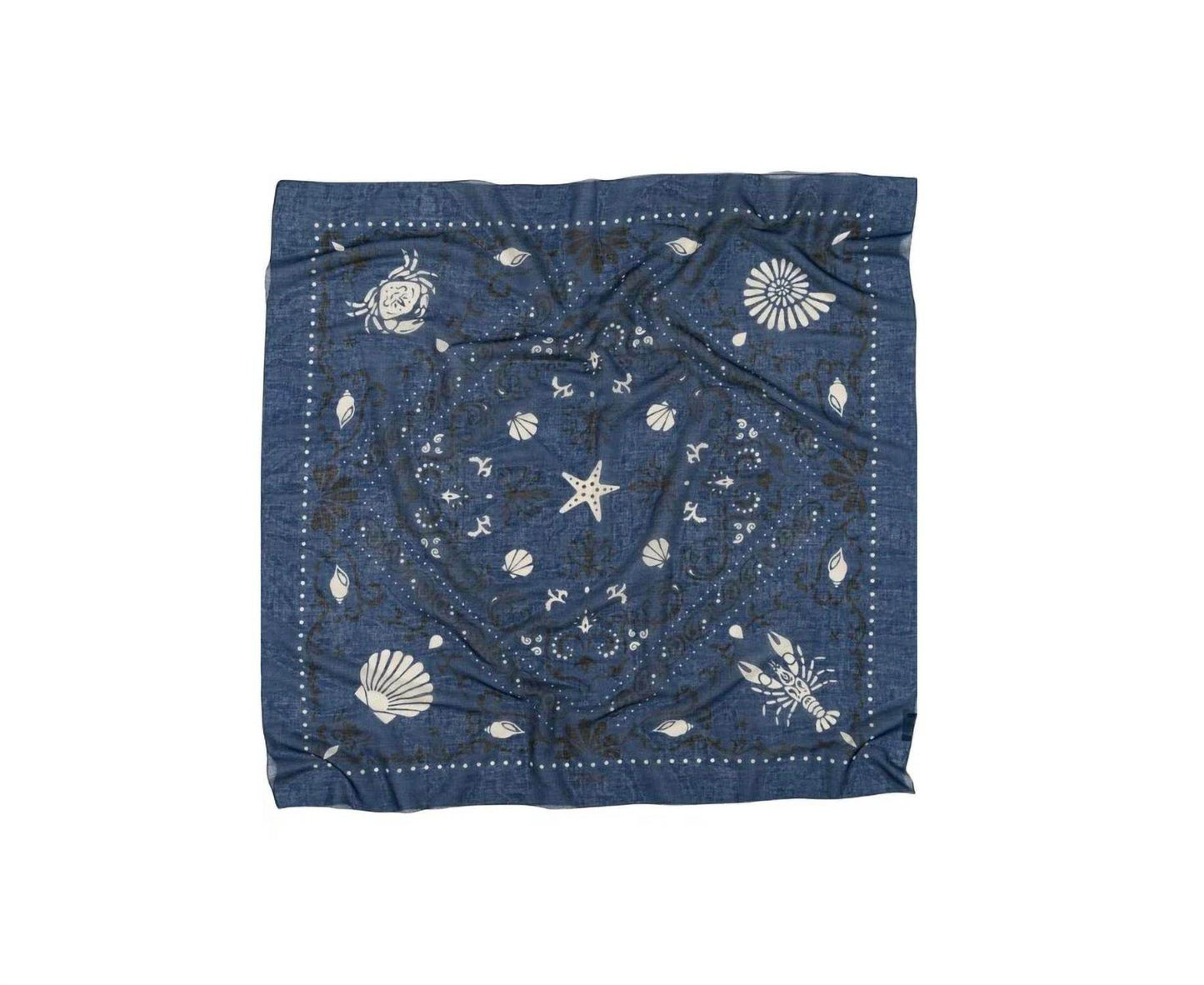Maison Lecomte Flament - Riviera Cotton Bandana Scarf - Rack Hunt