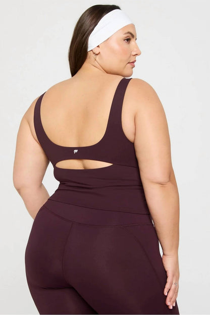Pureluxe Built-in Bra Tank Top - Plus