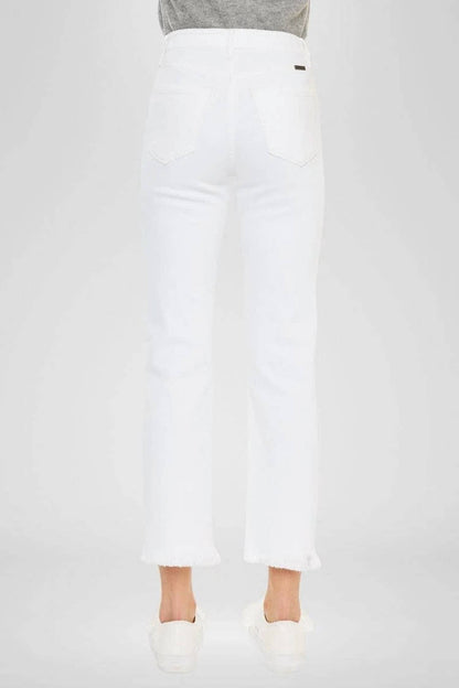 High Rise Slim Straight Jeans