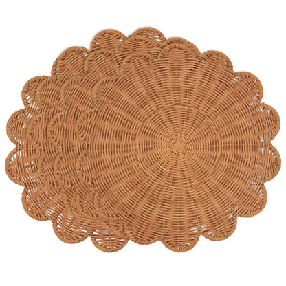 Rattan Charger Placemats - Set Of 4