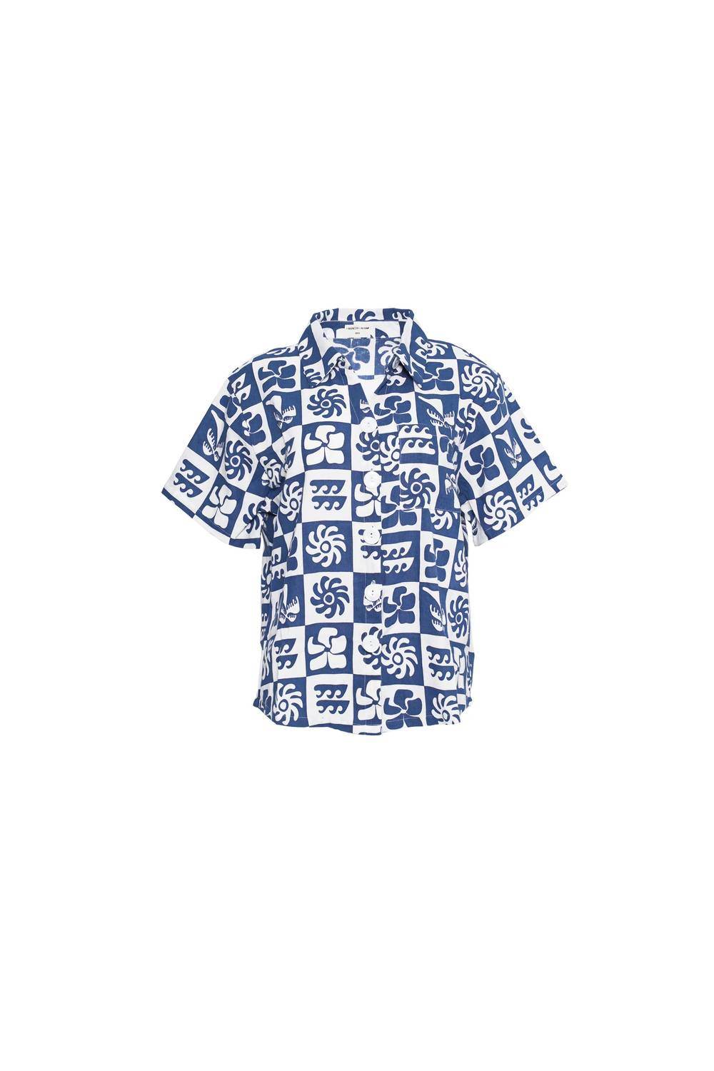 Honest the Label - Women's Print Button Up Shirt - Rack Hunt -