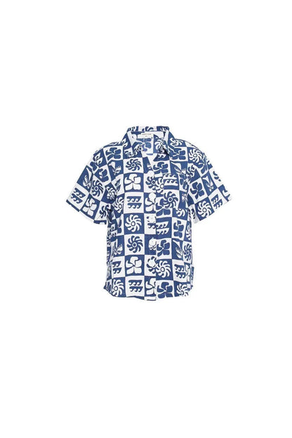 Honest the Label - Women's Print Button Up Shirt - Rack Hunt