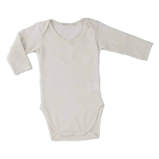 Tane - Baby's Pointelle Onesie With Handcovers - Rack Hunt -