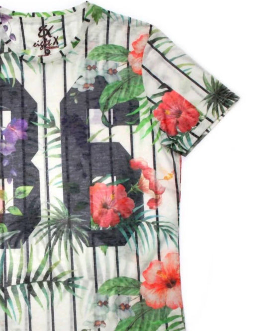 Men's Floral Tropical Print T-shirt