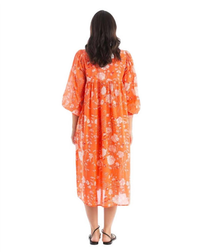 Hamsa Garden Midi Dress