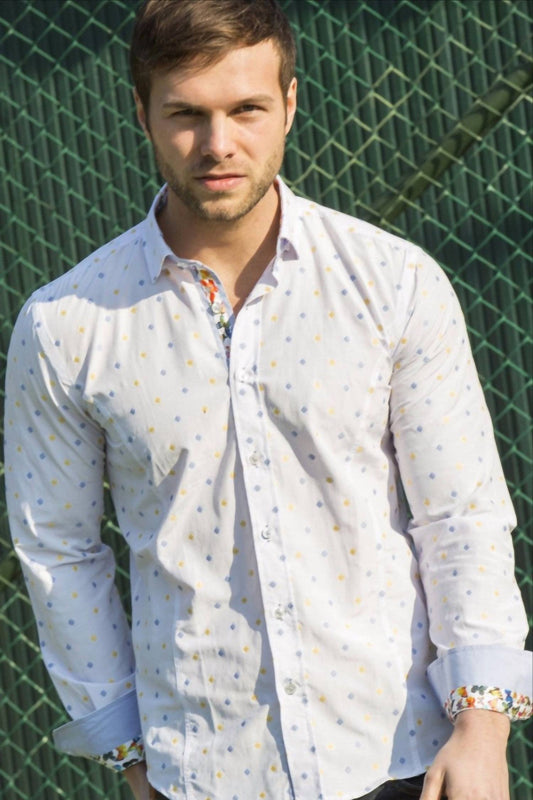 Fill Coupe Shirt With Butterfly Trim