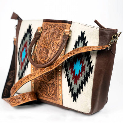 Women's Western Boho Tote Handbag