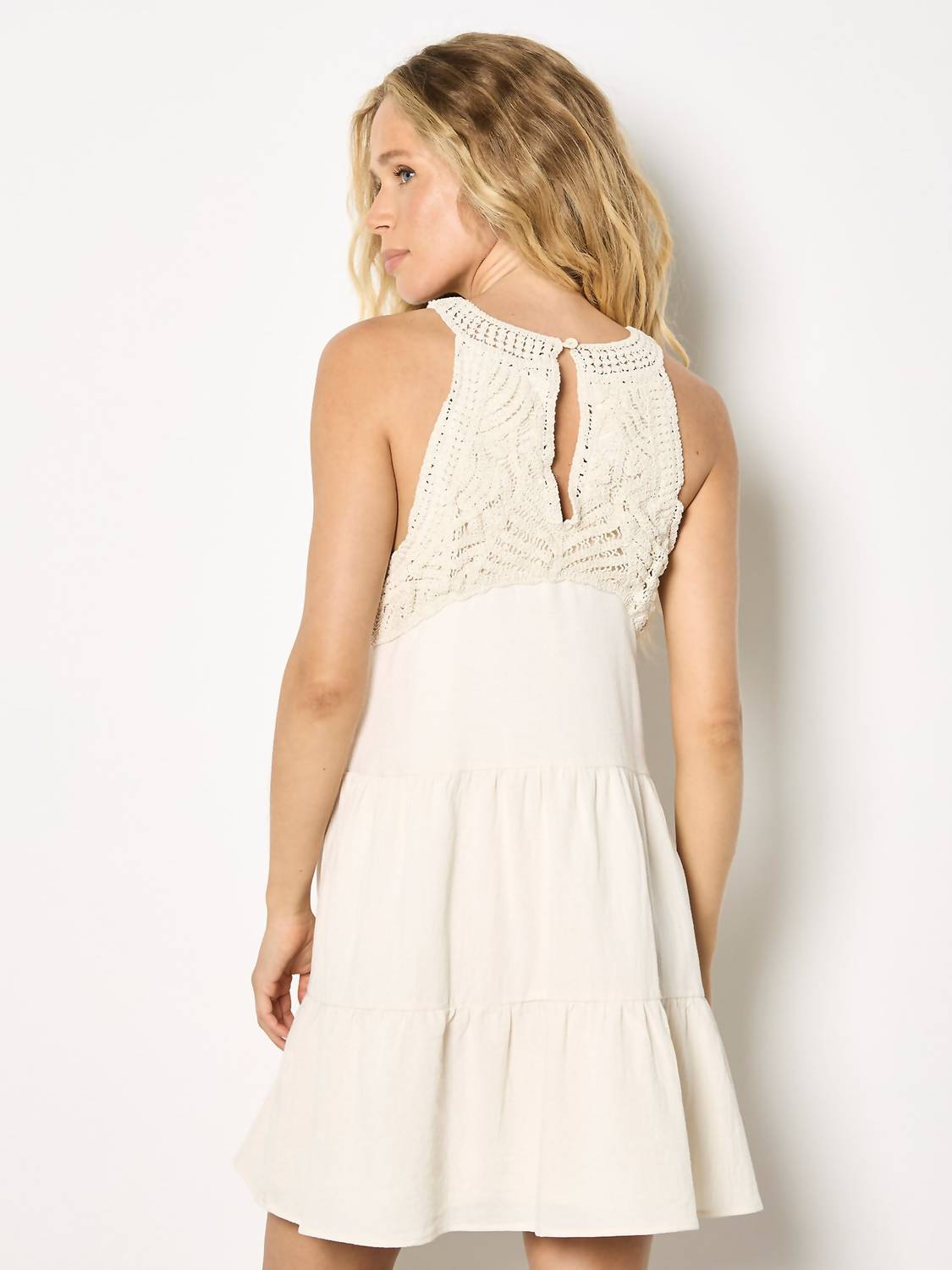 Crochet Mini Dress