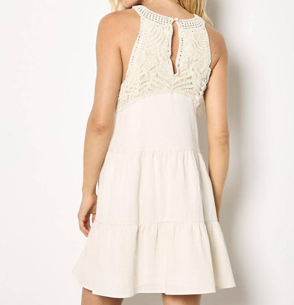 Crochet Mini Dress