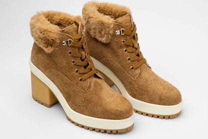 Women's Faux Fur Ankle Boots