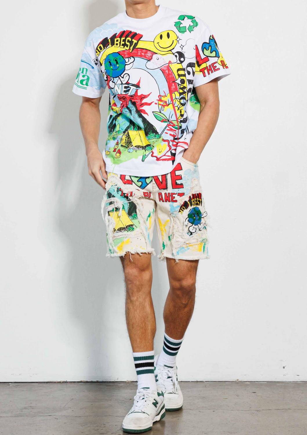 Love Your Planet Denim Shorts