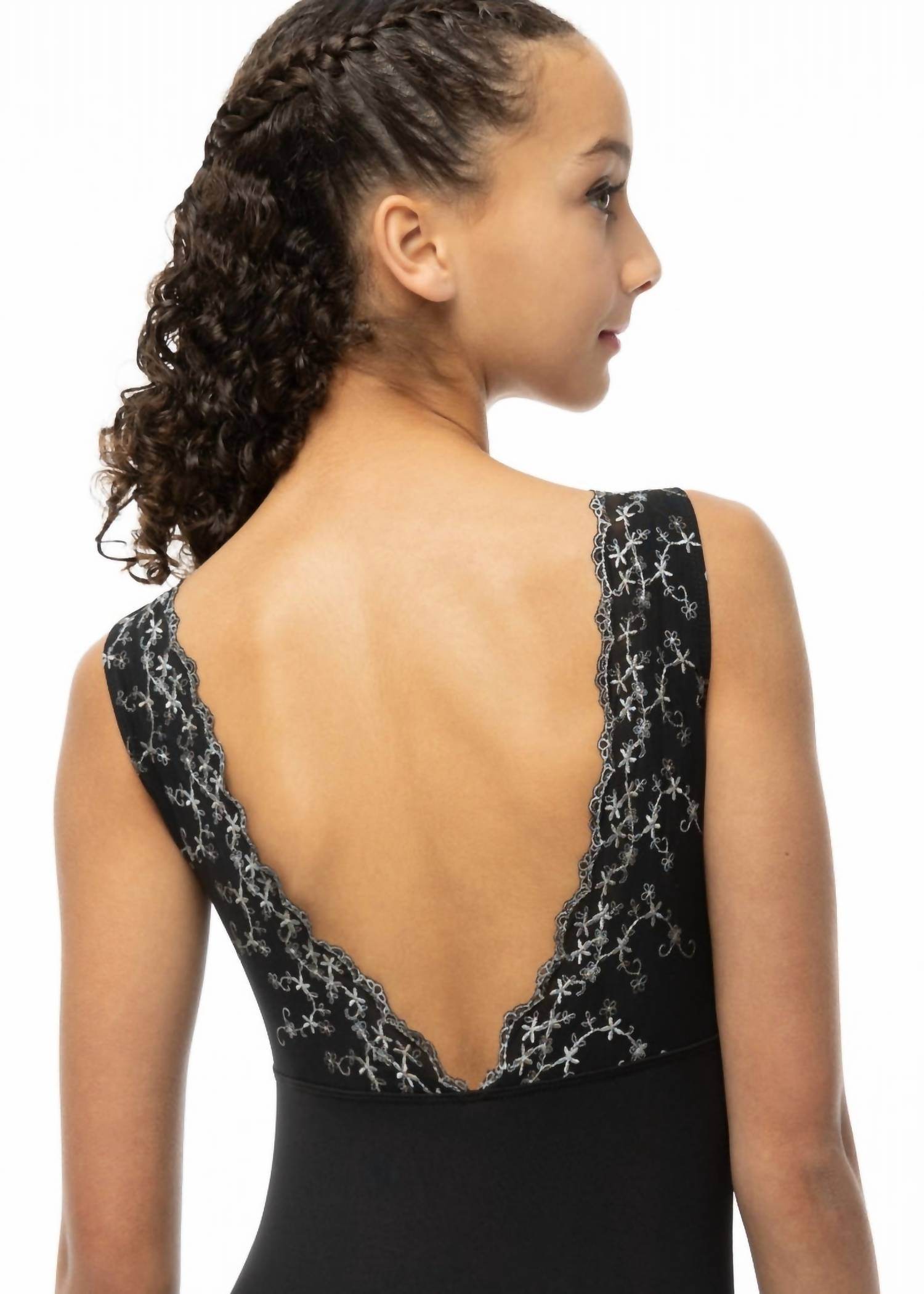 Suffolk Dance - Daphne Pinch Front Lace Trim Leotard - Rack Hunt