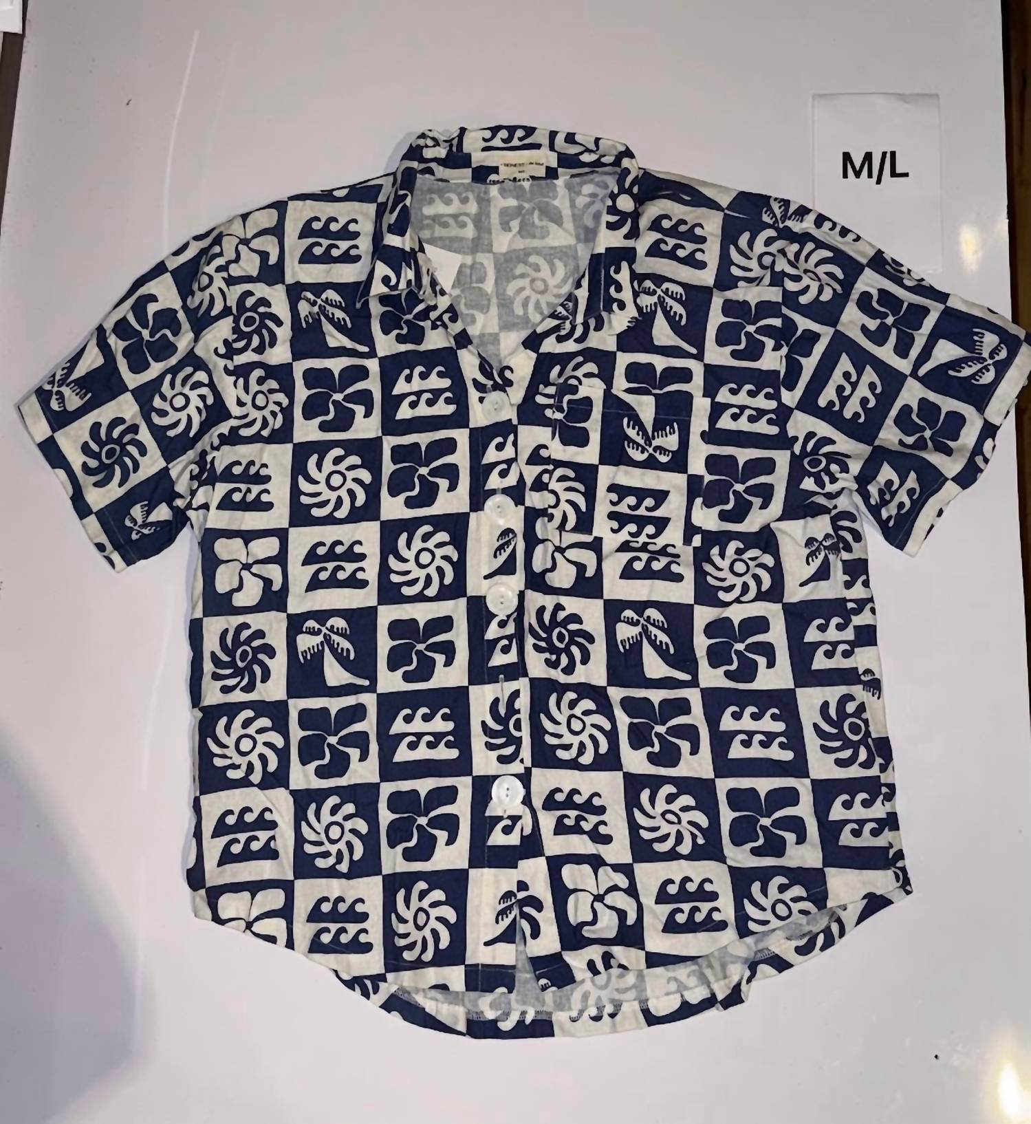 Honest the Label - Women's Print Button Up Shirt - Rack Hunt -