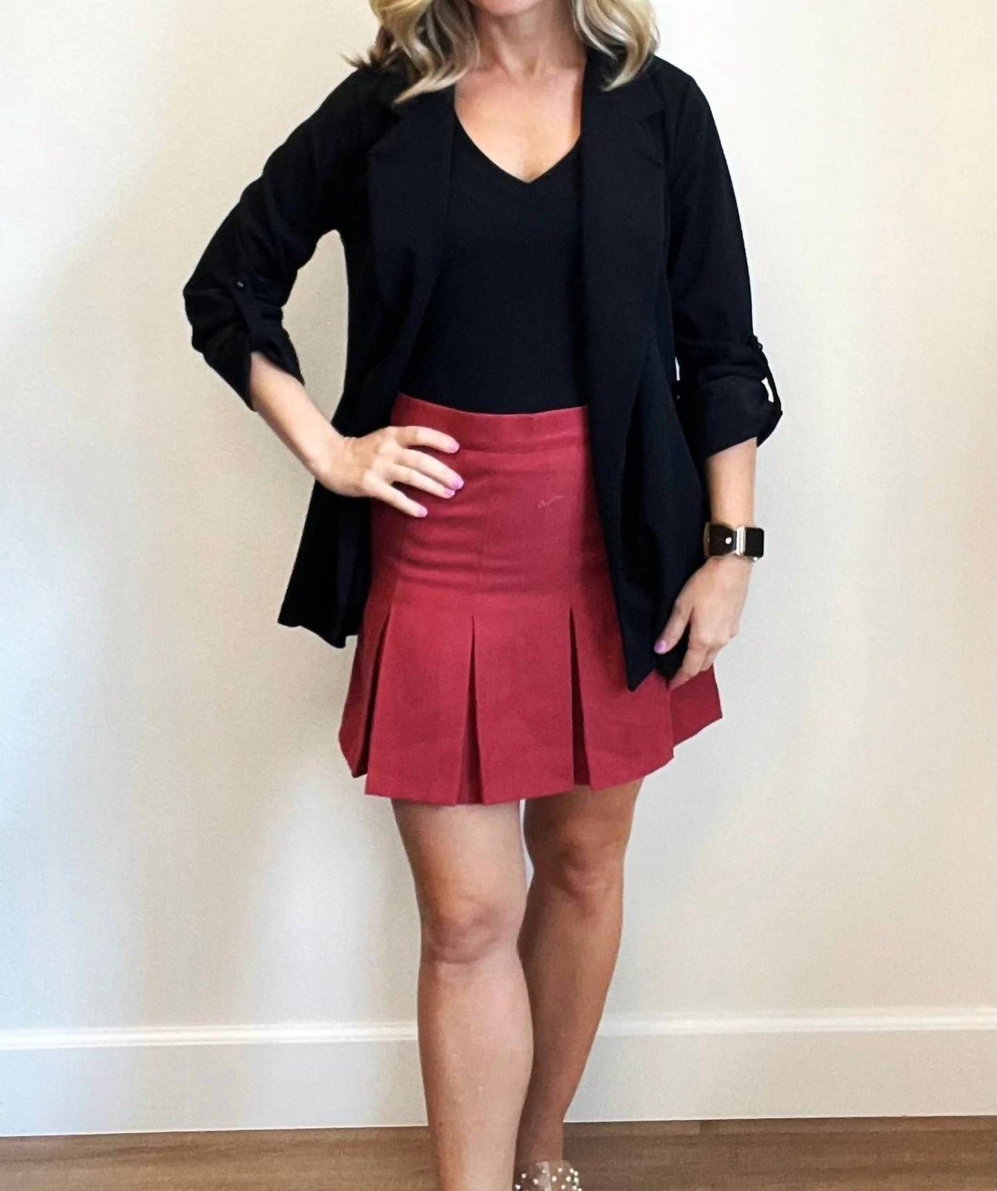 Secret Splendor Pleated Skirt
