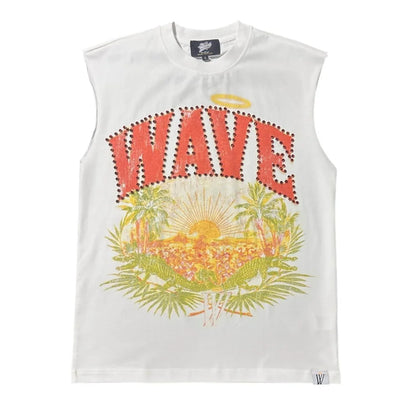 Mr. Wave - Men's Paradise Cutoff Tee - Rack Hunt