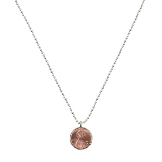 Studio Pennylane - Women's Penny From Heaven Single Penny Necklace - Rack Hunt -