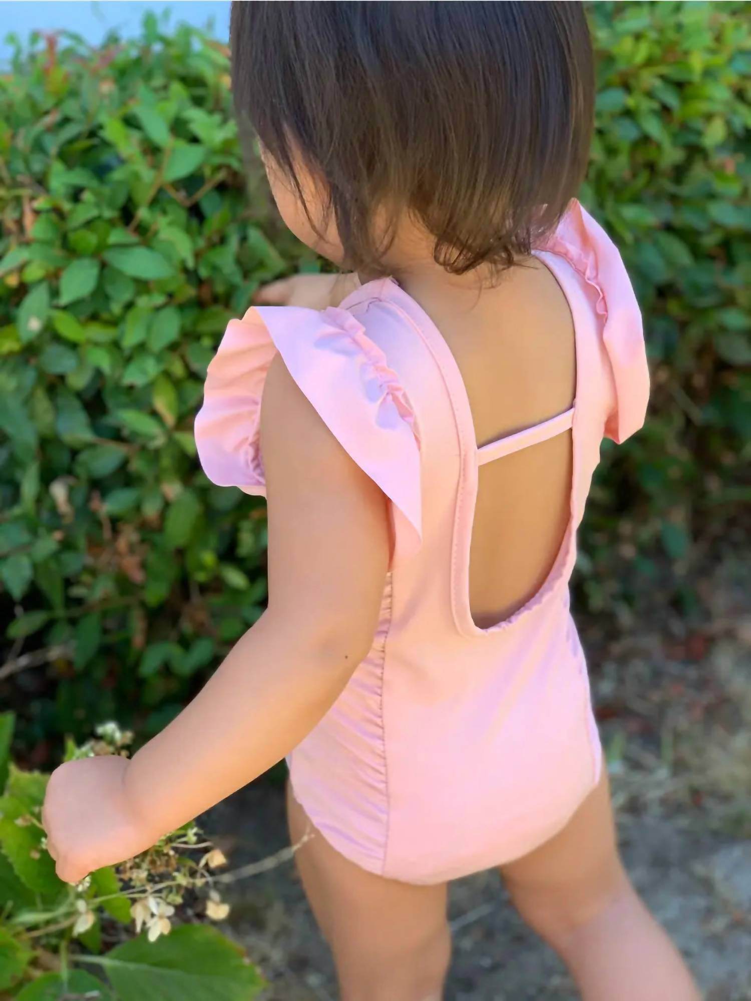 Anggo - Ruffle Swimsuit Set - Rack Hunt -