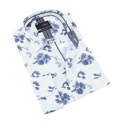 Rose Dot Button Down Shirt