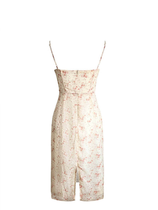 Ariti Kaziris - Women's Floral Chiffon Bustier Dress - Rack Hunt