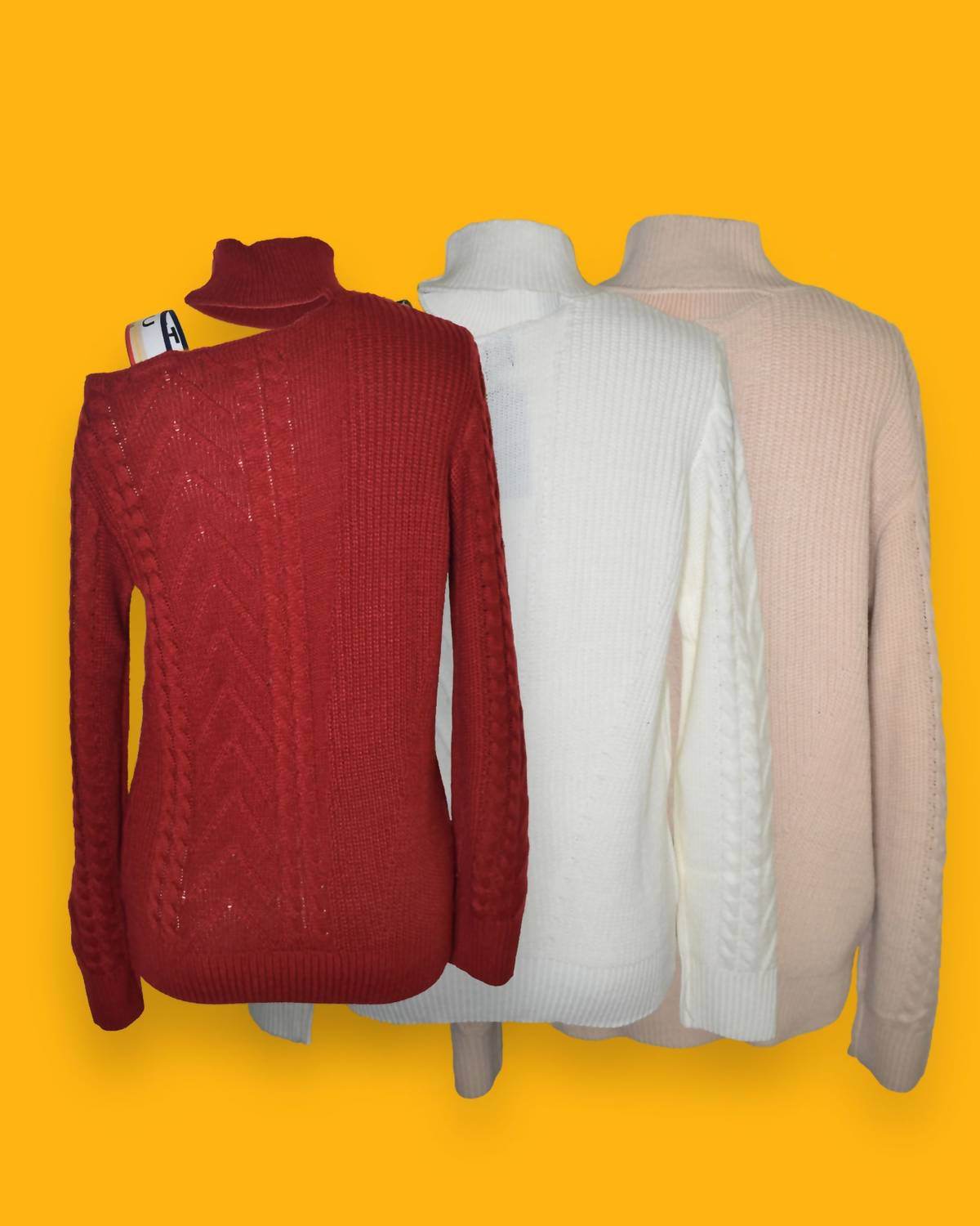 The Athletic Side Of Us - Women's Victorian Cut Out Shoulder Sweater - Rack Hunt -