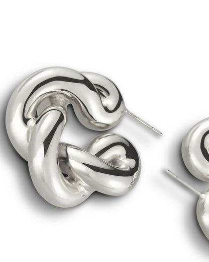Women's Twist Creoles Earrings