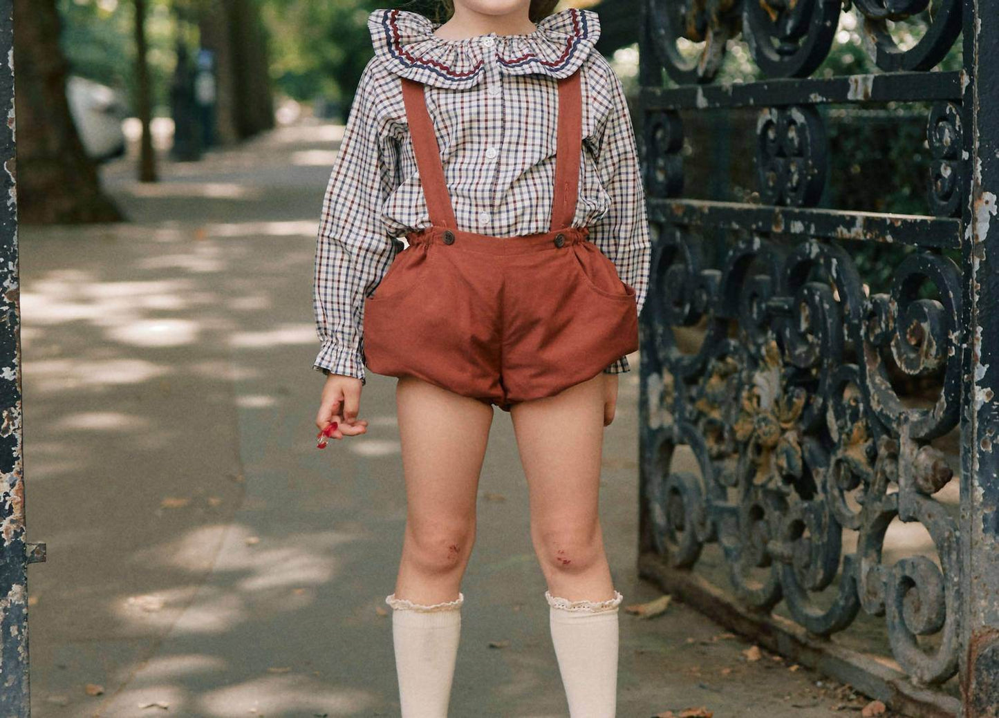 Maison Marelle - Gingham Button-down Blouse - Rack Hunt -