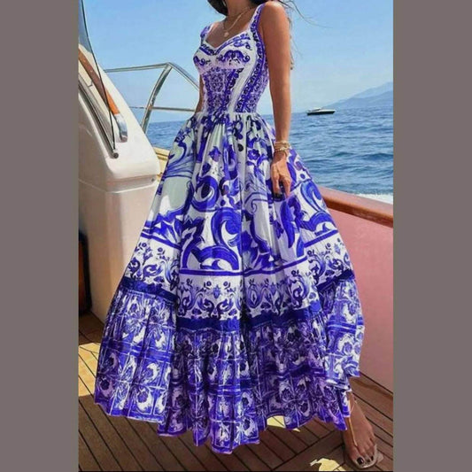 Always Amalfi - Italian Tile Dress - Rack Hunt