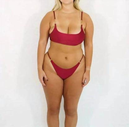 KBSWIM X SHELTON METAL - Catena Bikini Bottom - Rack Hunt