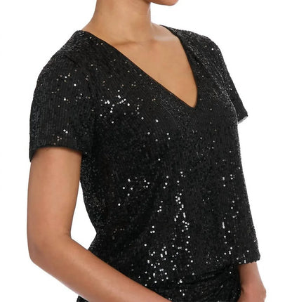 MUSE - Sequin Short Sleeve Tee - Rack Hunt