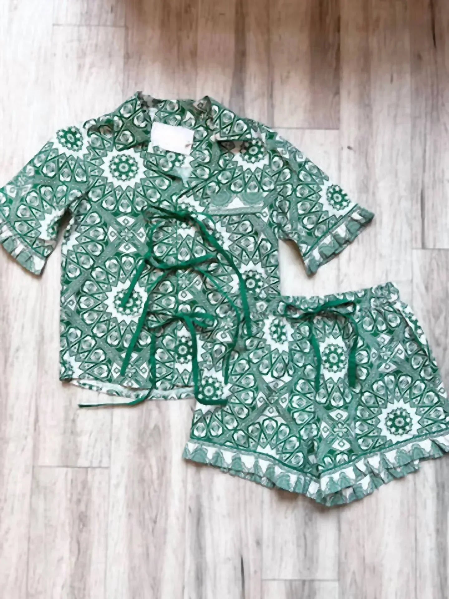 Heart of Grace - Women's Bow Front Short Pajamas - Rack Hunt